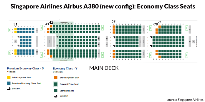 Singapore Air A380 800 Seat Map Infoupdate